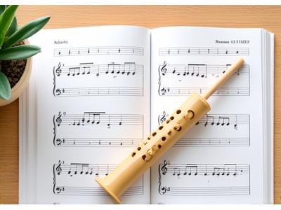 楽譜付きリコーダー